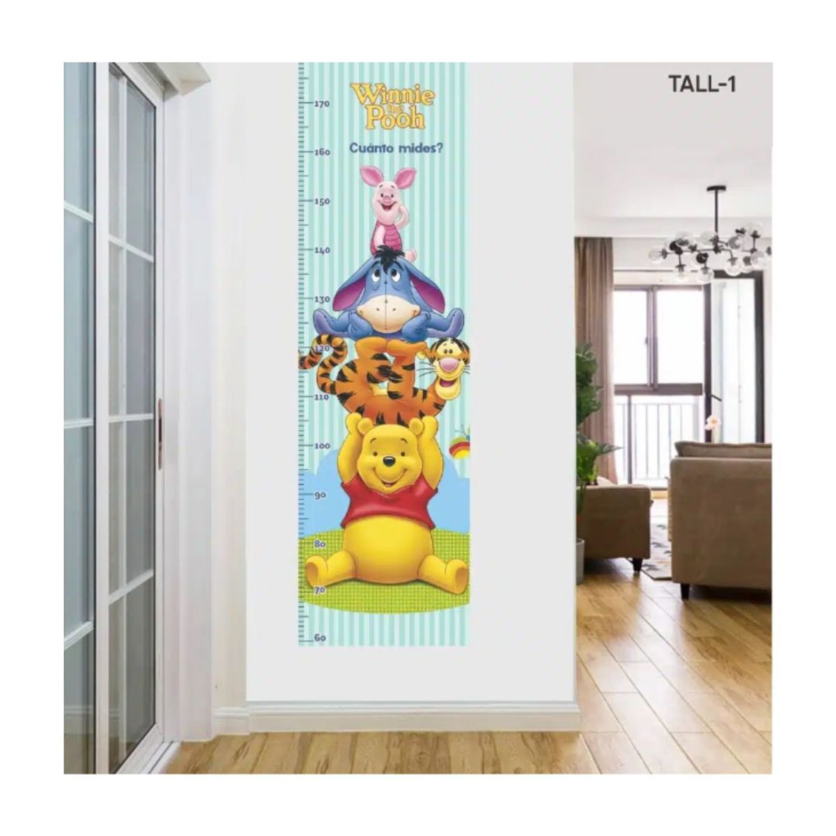 GENERICO - Pegatina Tallímetro Infantil 35x120cm - TALL1