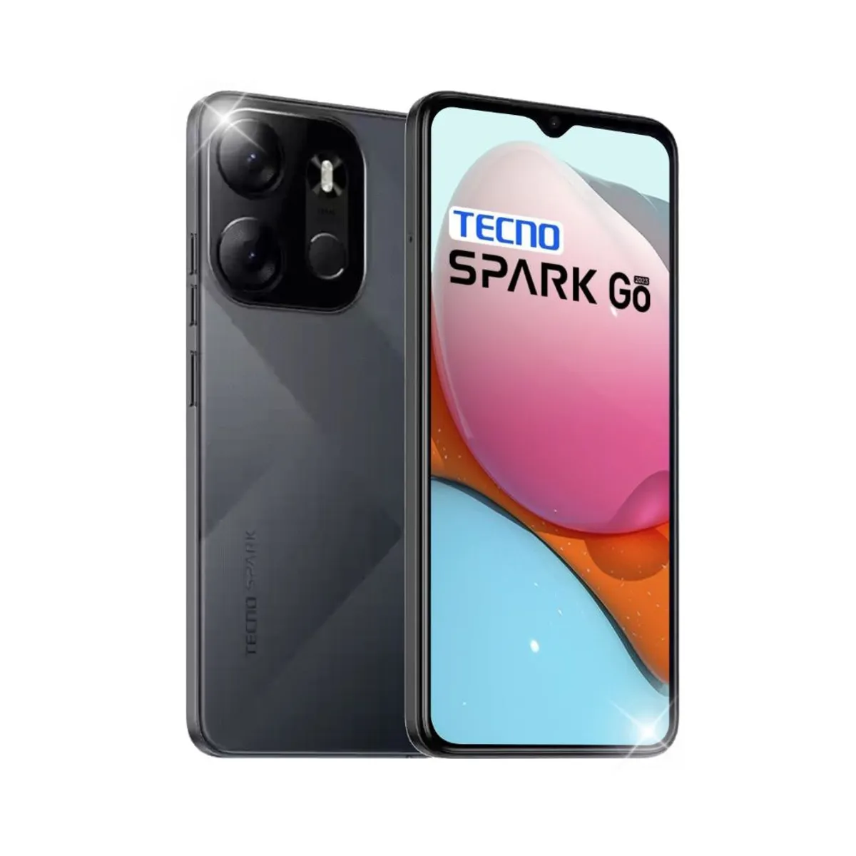 TECNO MOBILE - Smartphone 4G TECNO SPARK GO 2023 BF7 4GB RAM 64GB ENDLESS BLACK DS.