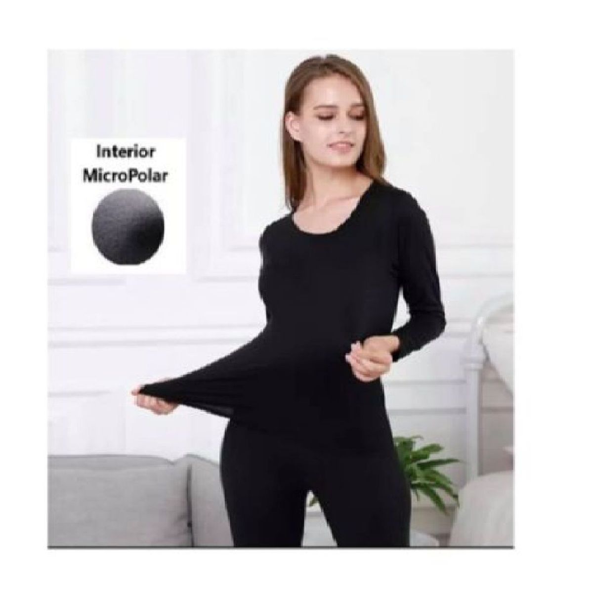 OTTOWARE - Polo Manga Larga Calentador TÃ©rmico Mujer Micro Polar