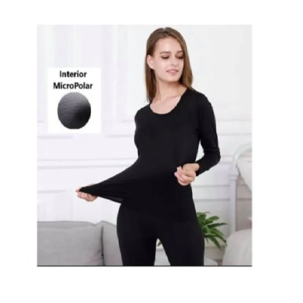 OTTOWARE - Polo Manga Larga Calentador TÃ©rmico Mujer Micro Polar