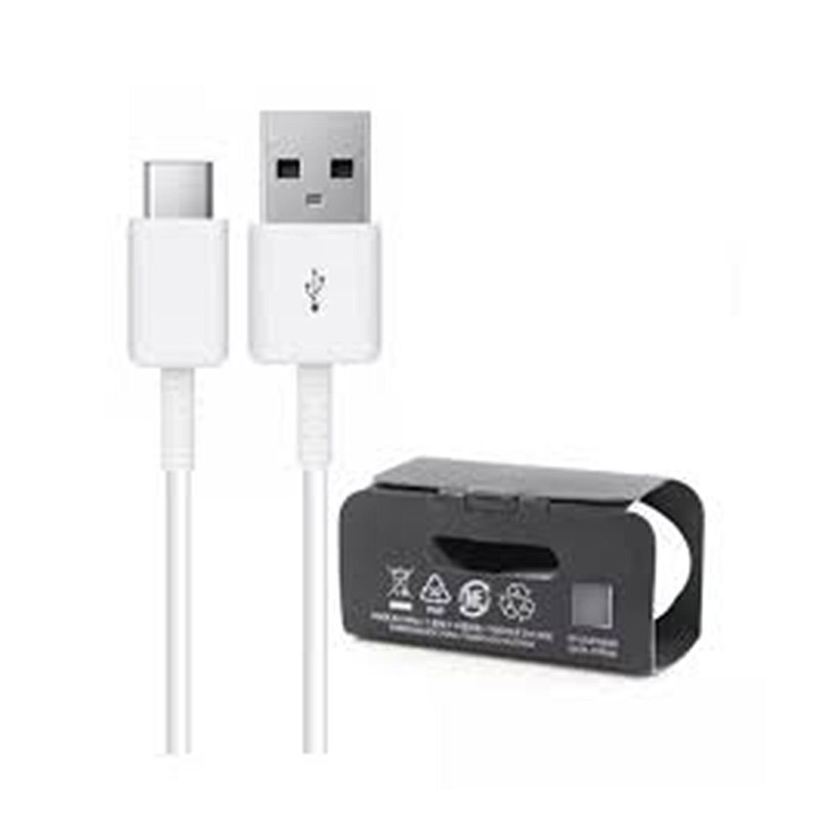 GENERICO - Cable Usb Tipo C para unGalaxy S10 S10 plus S10e Note 9 carga Blanco