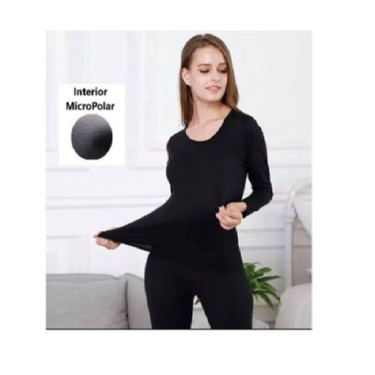 OTTOWARE - Polo Manga Larga Calentador TÃ©rmico Mujer Micro Polar