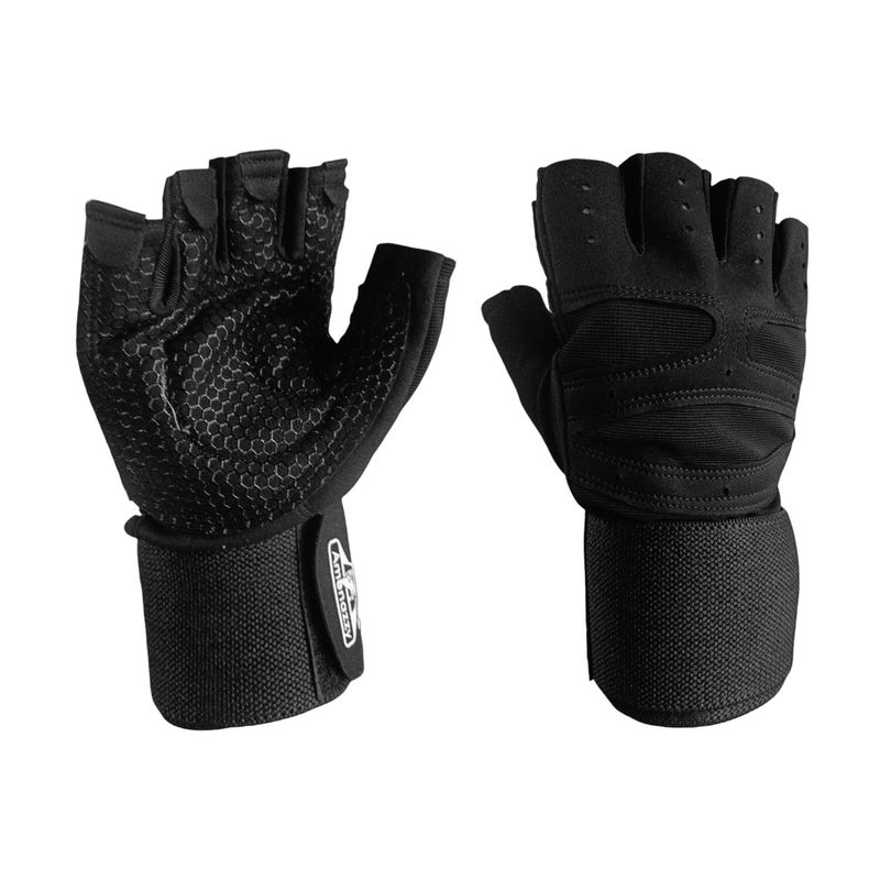 GENERICO - Guantes Deportivo para Pesas con Muñequera Talla M