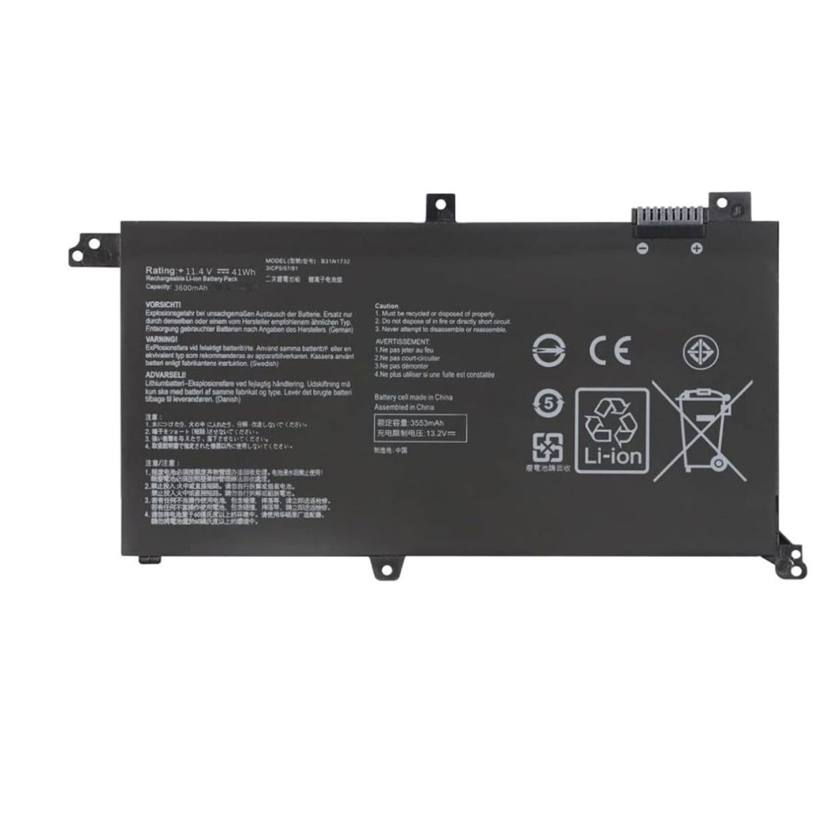 GENERICO - Batería Compatible con B31N1732.  Vivobook. X430FN. X571G. X571GD
