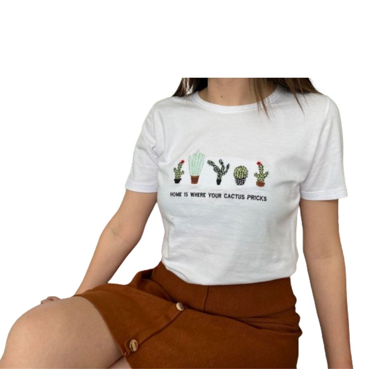 GENERICO - POLO BLANCO BORDADO - POLO BLANCO BÁSICO DE ALGODÓN