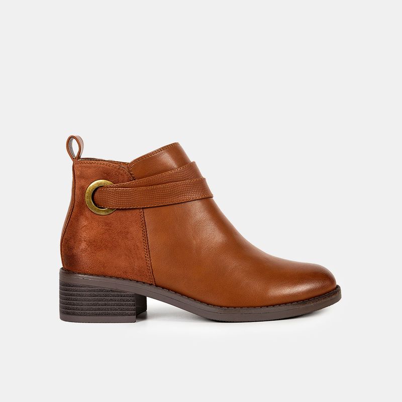 BATA - Botines Casuales Bata Milena Camel Mujer