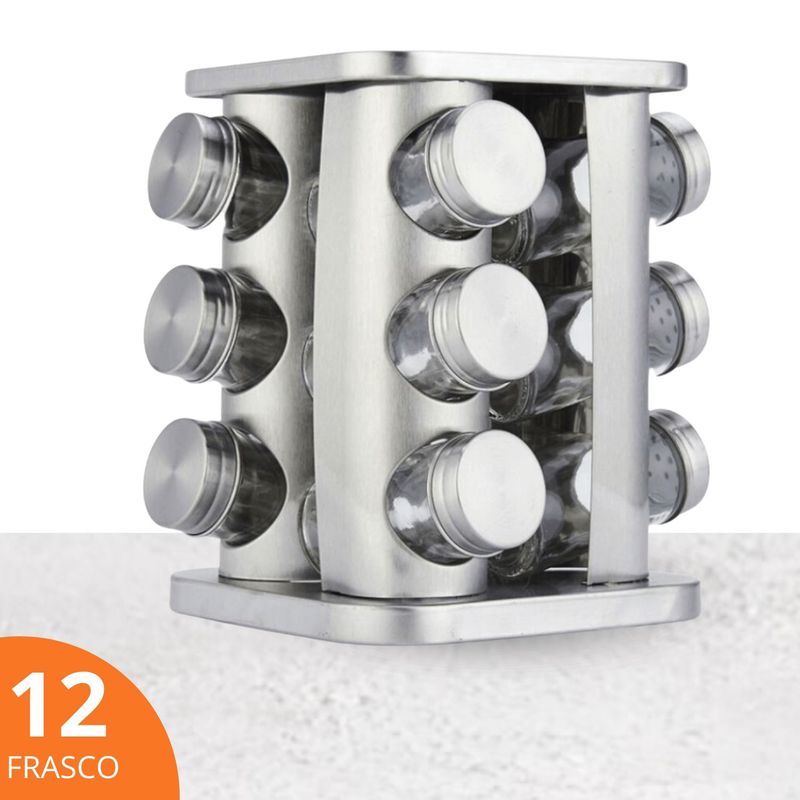 GENERICO - Juego de condimentero Acero Inoxidable