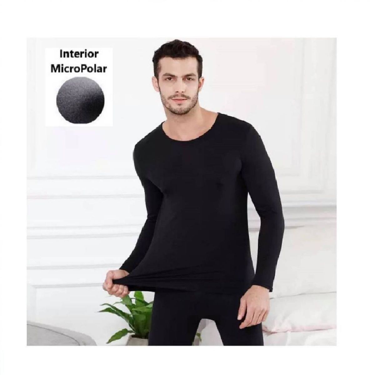 OTTOWARE - POLO MANGA LARGA CALENTADOR TERMICO HOMBRE MICRO POLAR