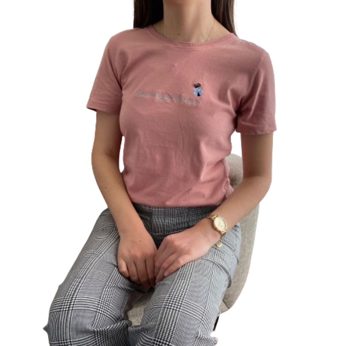 GENERICO - POLO ROSADO BORDADO - POLO ROSADO BÁSICO DE ALGODÓN