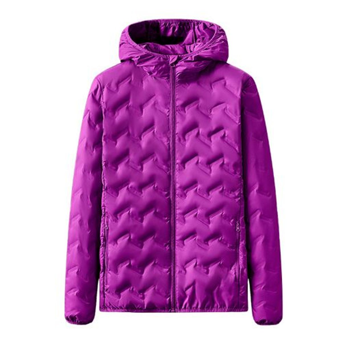 GENERICO - Casaca Chaqueta Camping Montañismo Capucha Mujer Invierno Frio Talla M