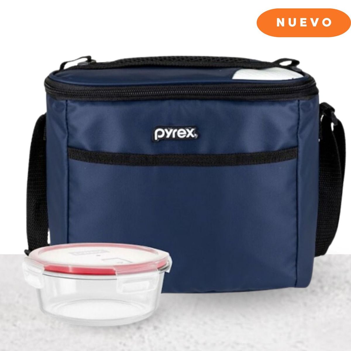 GENERICO - Lonchera Pyrex Juvenil Totem Black Con Refractario