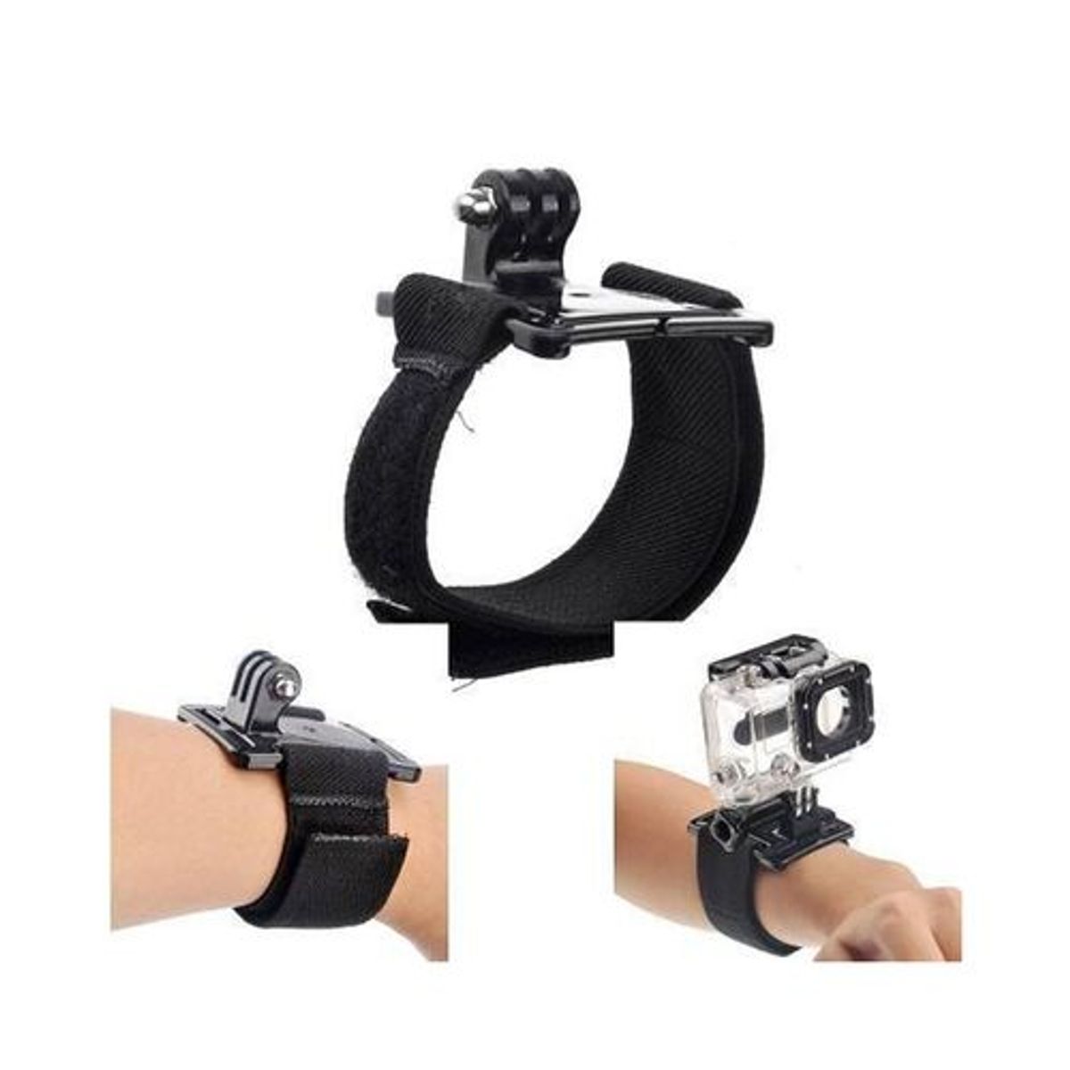 GENERICO - Muñequera Pulsera Giratoria para Cámara GoPro Accesorios