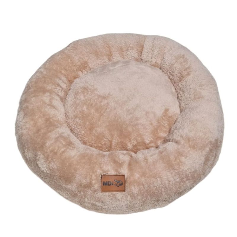 MD - Cama Para Perros y Gatos Donut Lite Beige Talla L - MD