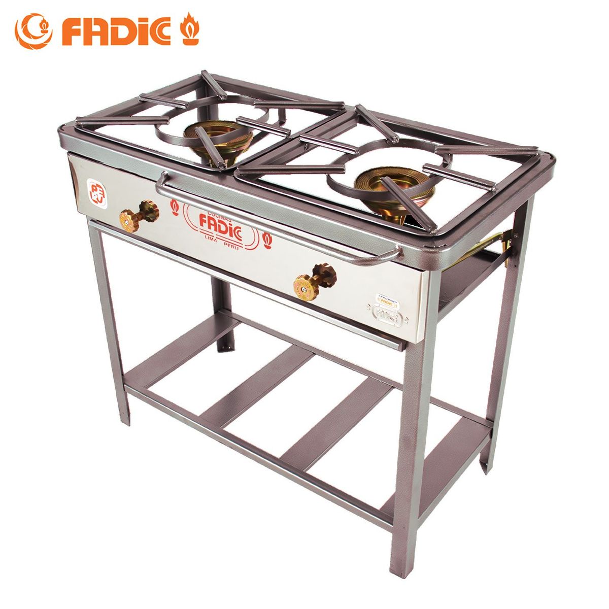 FADIC - Cocina Semi Industrial Fadic 2 Hornillas N°5 FSI02-63