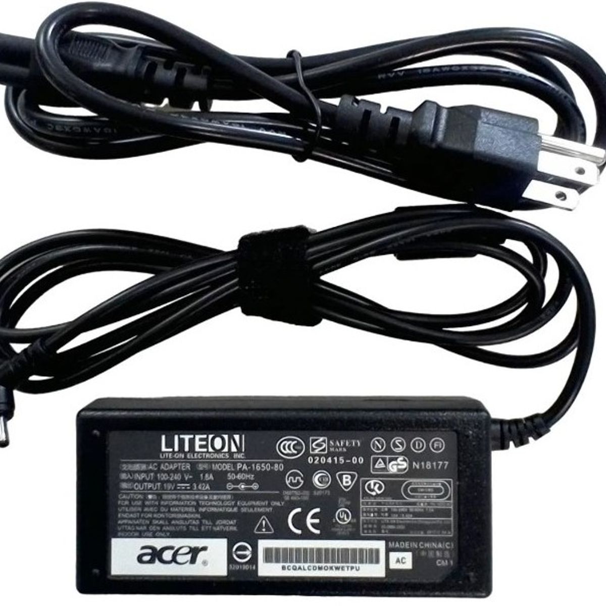 GENERICO - Cargador Compatible Para Laptop Acer 19V2-37A