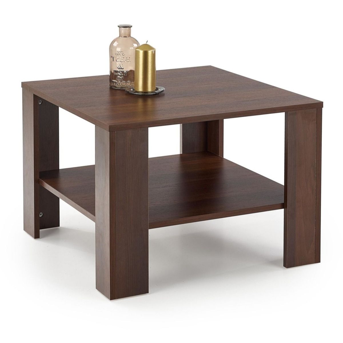 TU MESITA - Mesa de Centro Cuadrada Camelia color Marrón TU MESITA