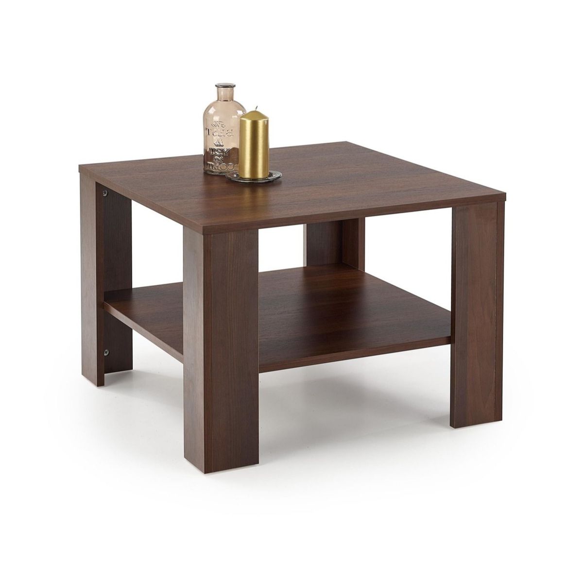 TU MESITA - Mesa de Centro Cuadrada Camelia color Marrón TU MESITA