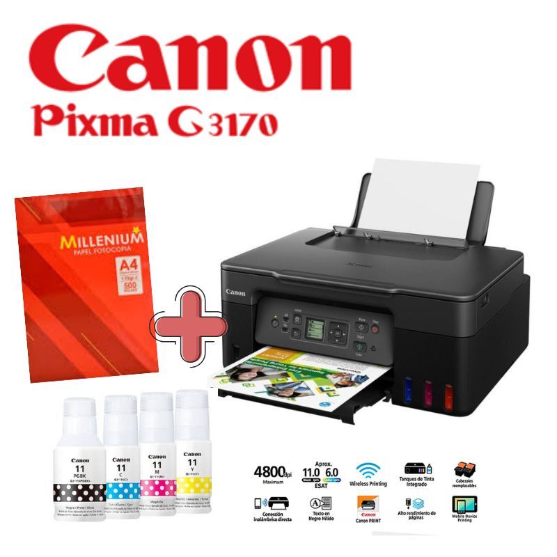 CANON - IMPRESORA MULTIFUNCIONAL CANON G3170