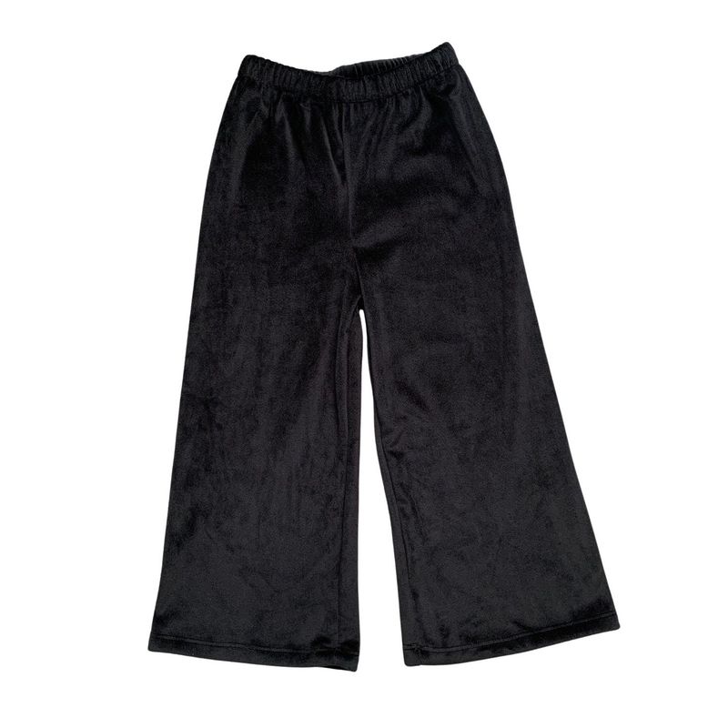 RED CARROT - Pantalon palazo negro de plush
