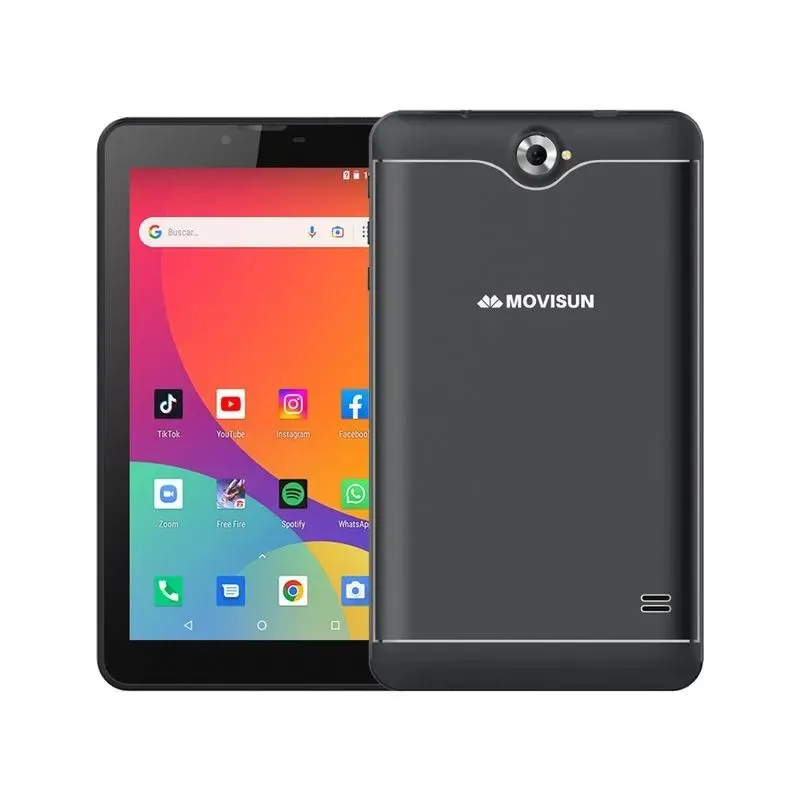 MOVISUN - Tablet Movisun TAB S1 Negro Cámara principal 8MP Con Memoria Expandible