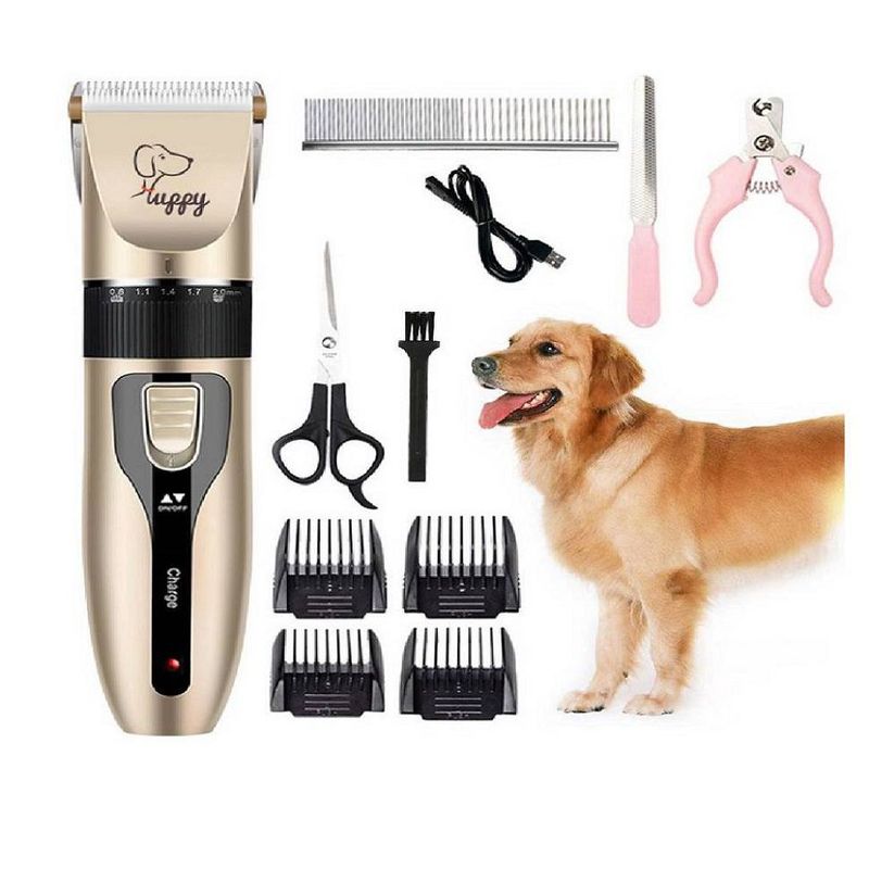 GENERICO - Kit Cortador Pelo Mascotas Inalambrico