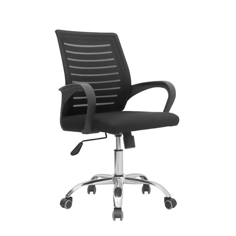 OFIDEAS - Silla de Oficina Giratoria Dex Negro Presidente Ofideas