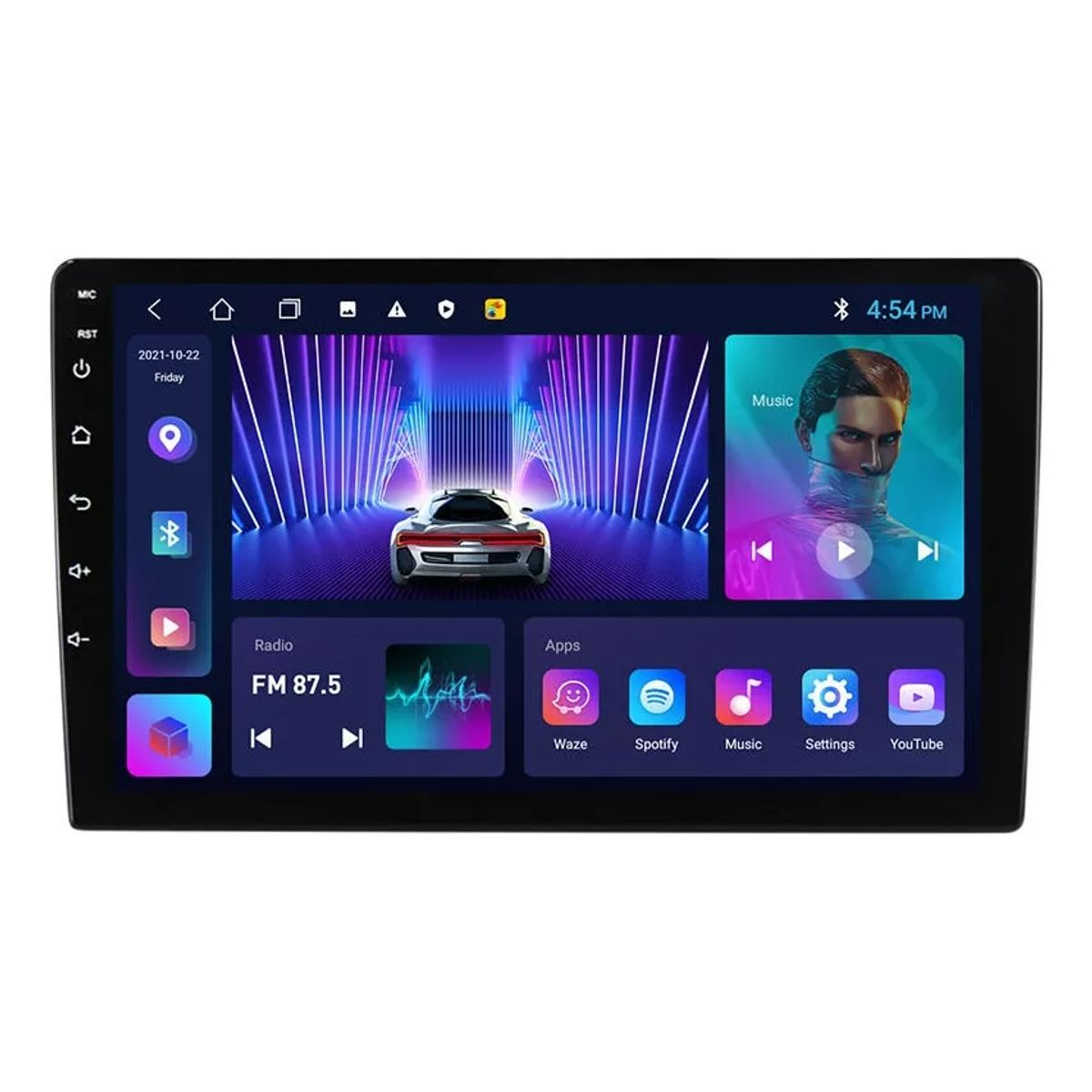 GENERICO - Autoradio Android 9 Pulgadas Carplay & Android Auto Usb Bt
