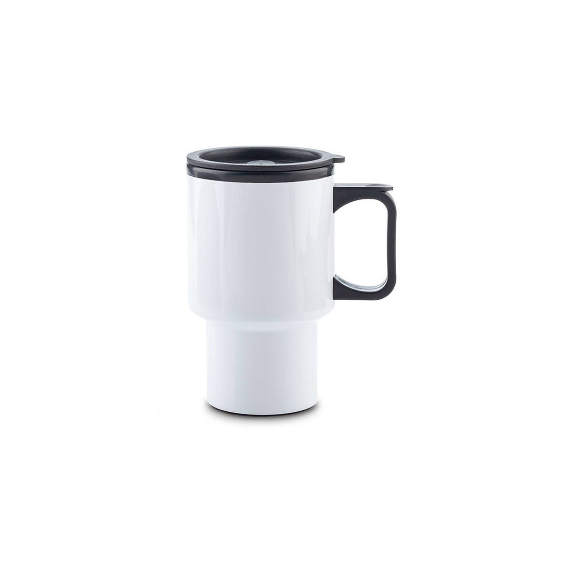 GENERICO - Mug Vaso de acero inoxidable BLANCO Capacidad 450 ml