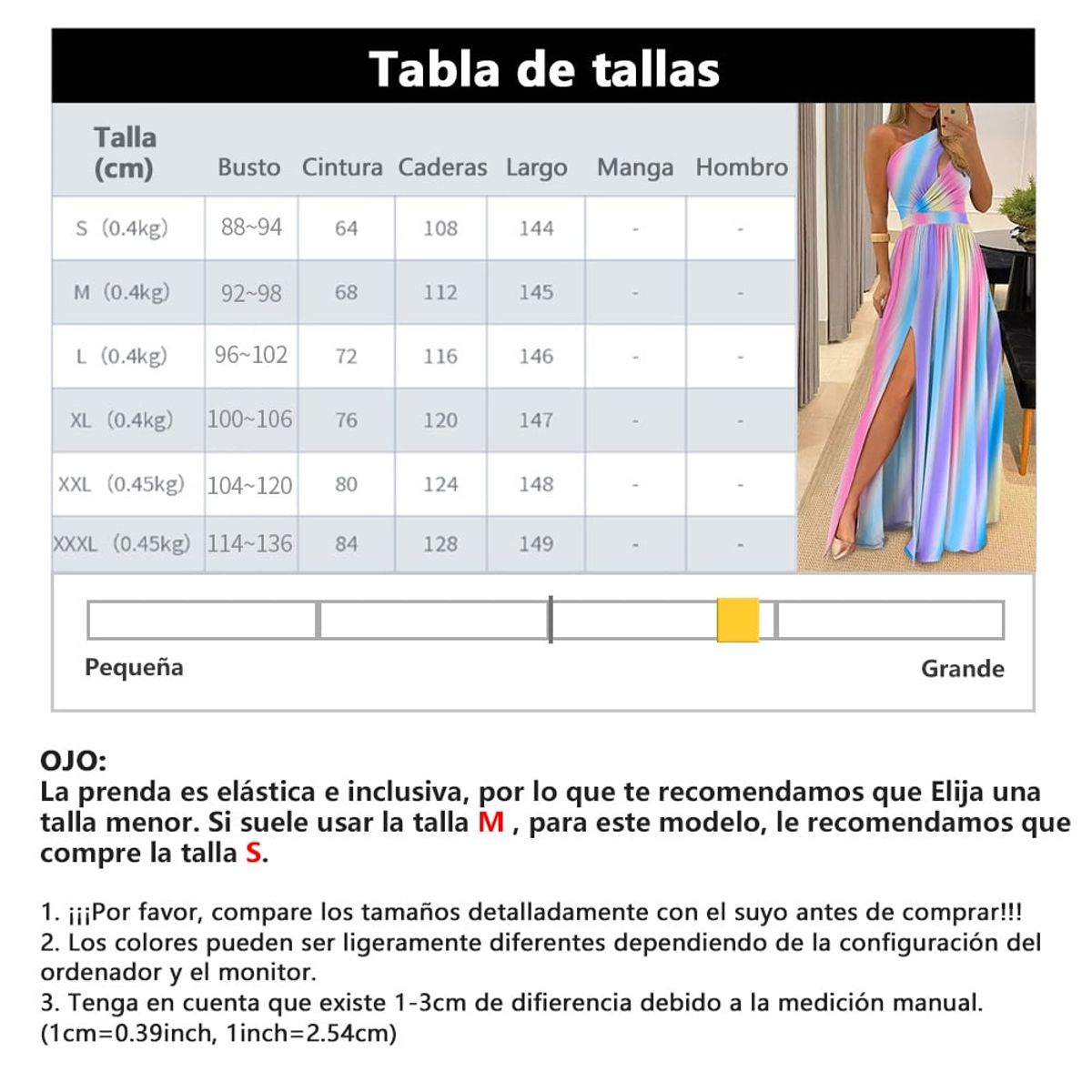 RINODERINA - Vestido Largo Elegante Playa Moda Mujer