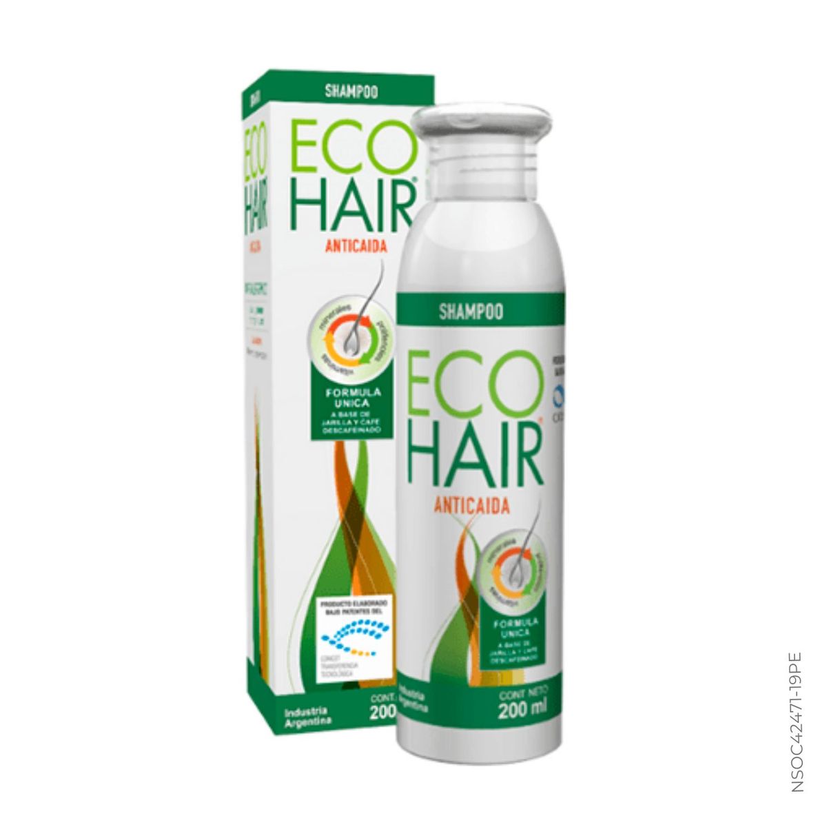 ECO HAIR - Shampoo Anticaída ECO HAIR 200ml