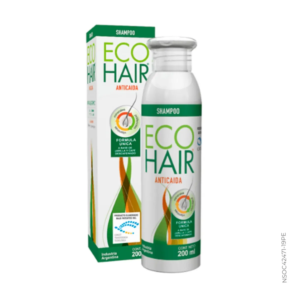 ECO HAIR - Shampoo Anticaída ECO HAIR 200ml