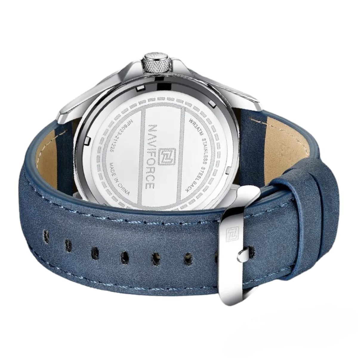 NAVIFORCE - Reloj Naviforce 8023 para Hombre con Correa de Cuero en Caja