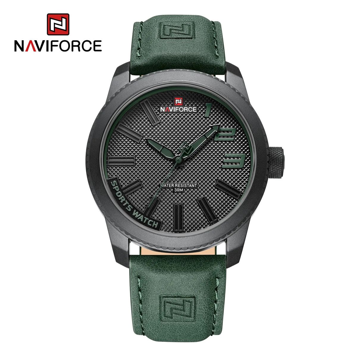 NAVIFORCE - Reloj Naviforce 9202 para Hombre con Correa de Cuero en Caja
