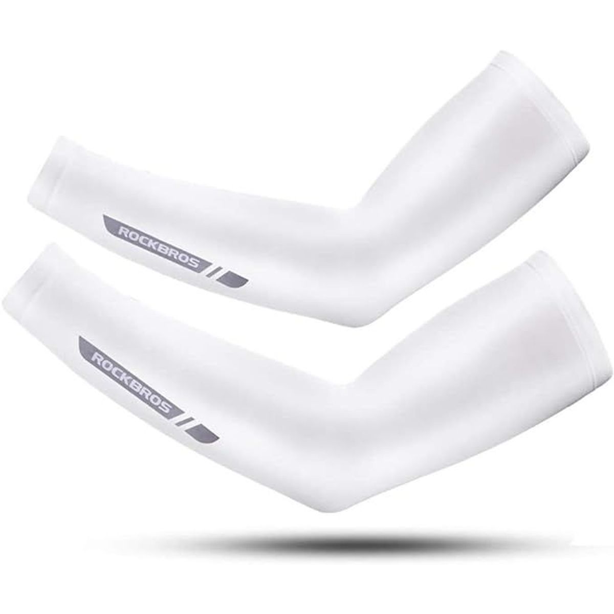 ROCKBROS - Mangas Protección Uv Ice Silk XT016 Blanco Talla L