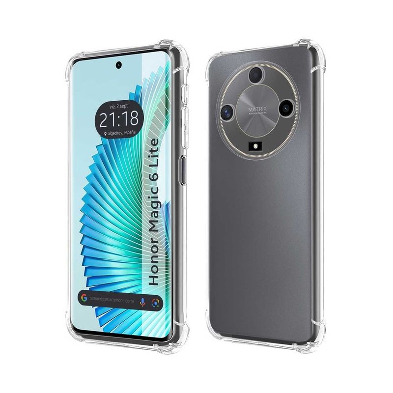 GENERICO - Funda Protector Case HONOR MAGIC 6 LITE - TRANSPARENTE ANTI IMPACTO