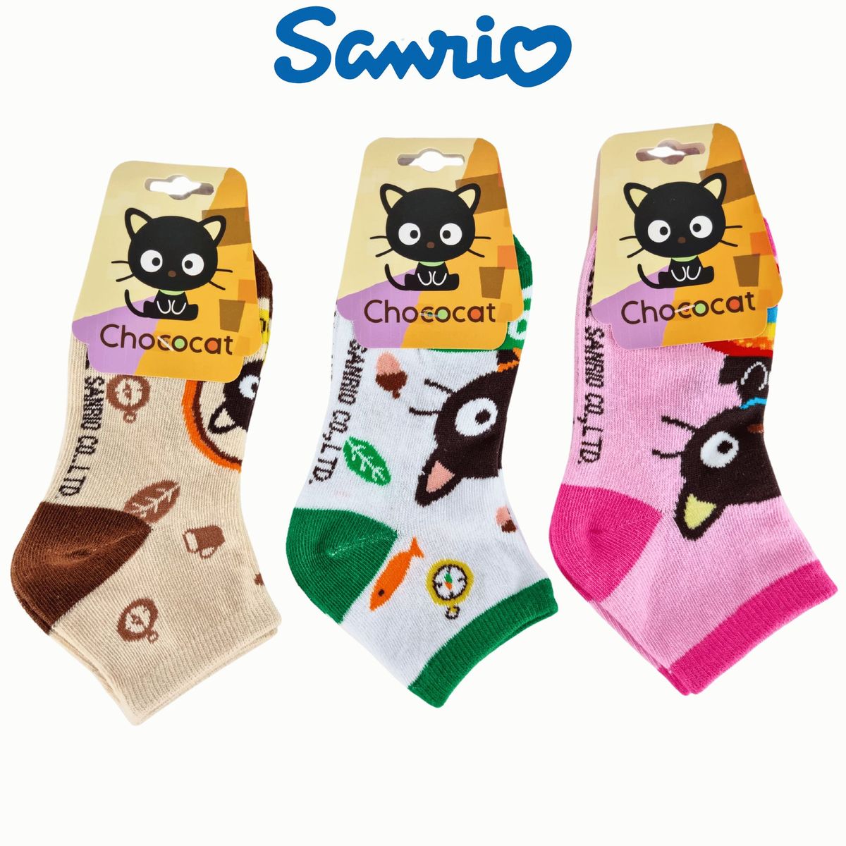 SANRIO - Pack 3 Medias Sanrio Talla 28 a 32 - CHOCOCAT