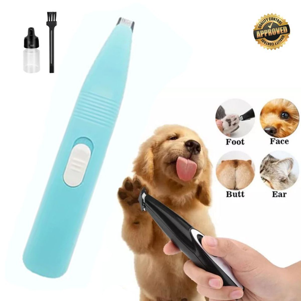 GENERICO - Cortapelo Electrico Pelo de Patas Perros MOS310029 Azul