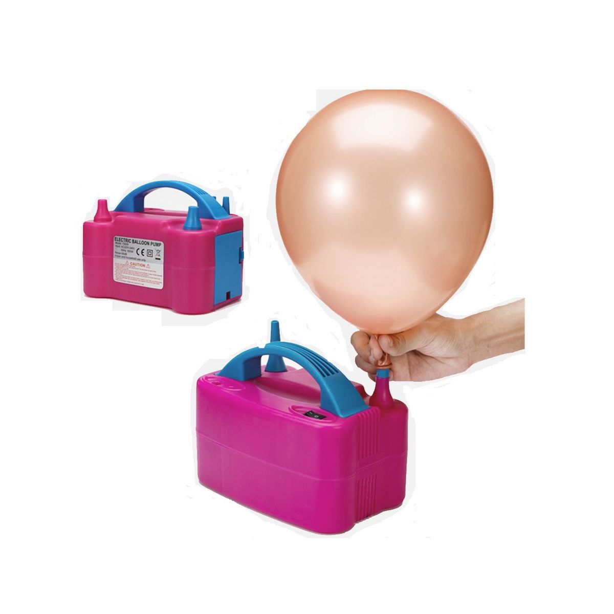 GENERICO - inflador eléctrico de globos de 600wpara globos