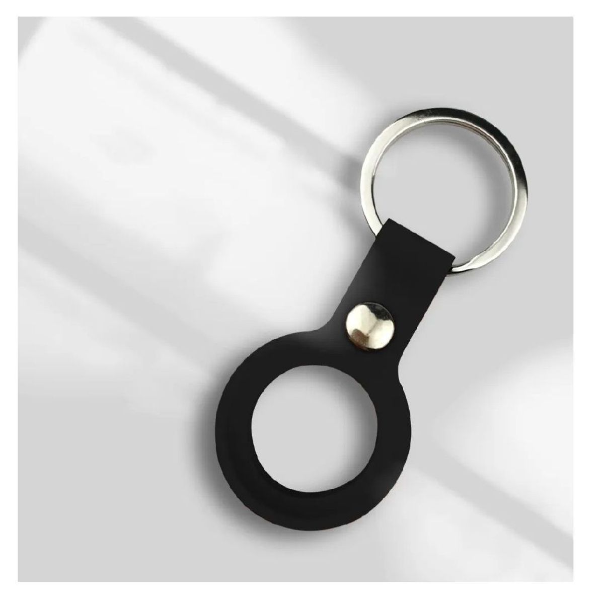 OTTOWARE - CASE DE CUERO PARA AIRTAG-NEGRO