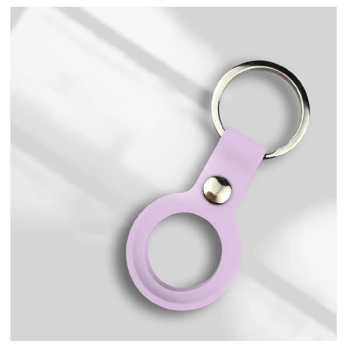 OTTOWARE - CASE DE CUERO PARA AIRTAG-LILA