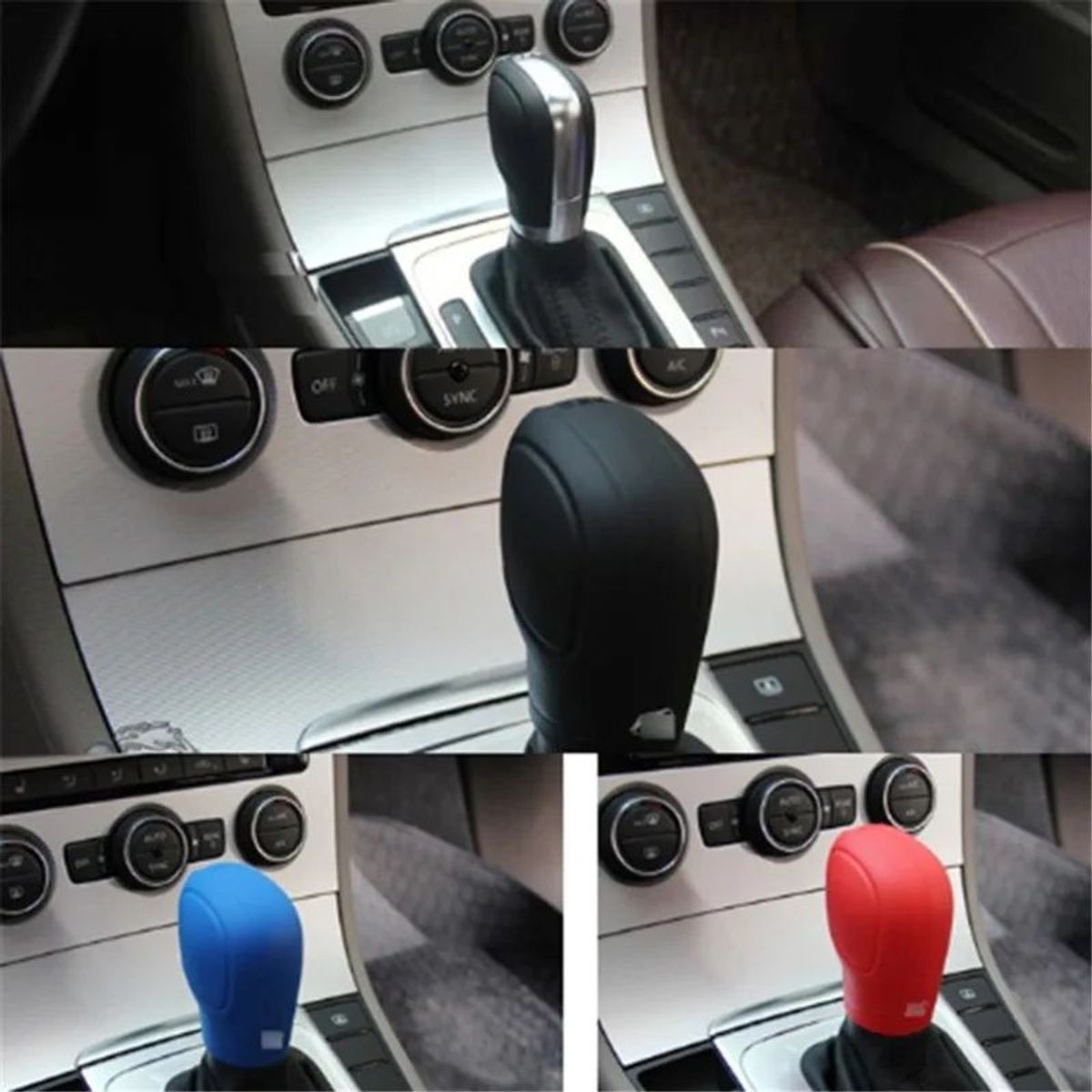 GENERICO - Funda para palanca automática con botón adelante negro