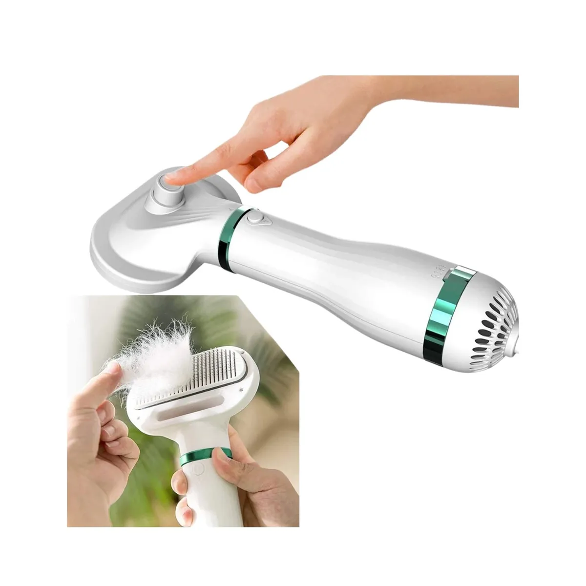 ROHS - 2en1 Cepillo y Secador de Pelo para Mascotas