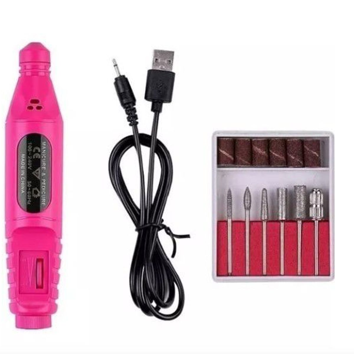 GENERICO - Manicure uñas pulidor electrico