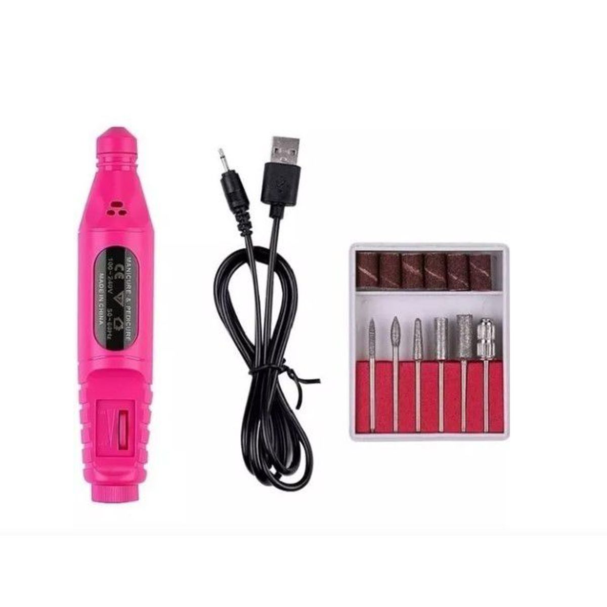 GENERICO - Manicure uñas pulidor electrico