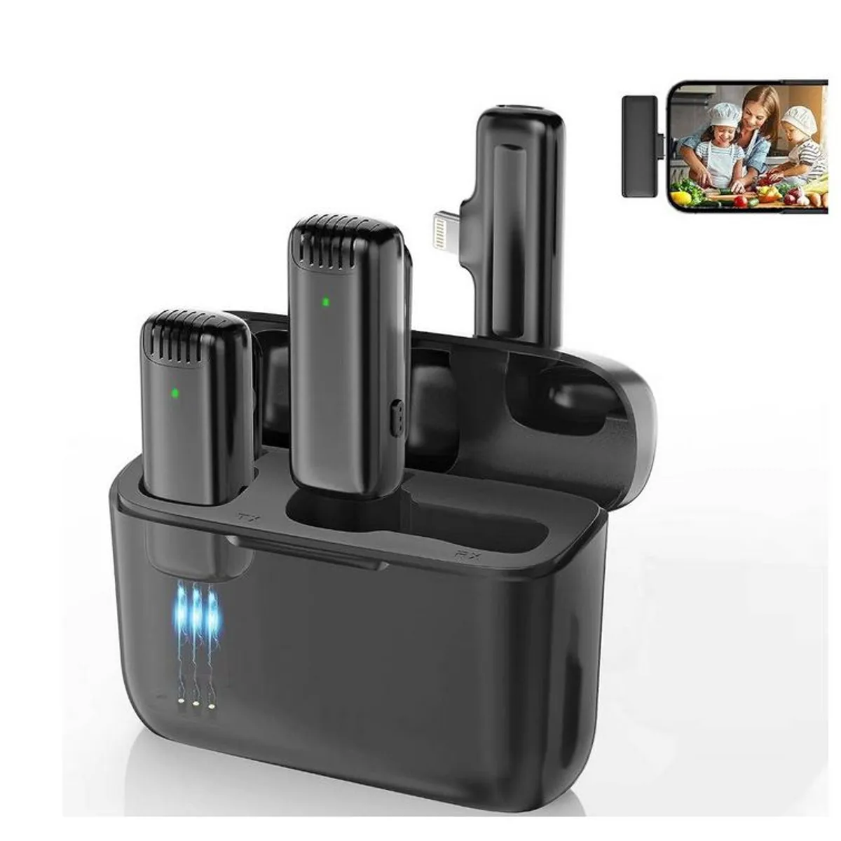 OEM - Micrófono Inalámbrico J13 - Lightning para Iphone - Redes Sociales