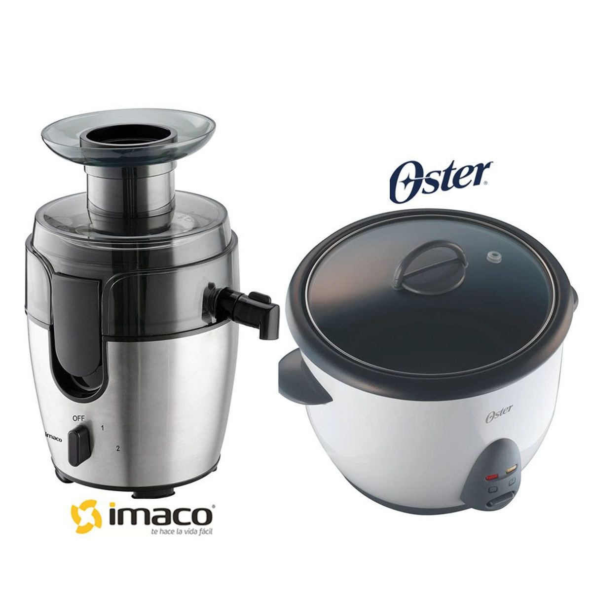 OSTER - Arrocera Oster 1.8 Lt CKSTRC1700W + Extractor Imaco JE600