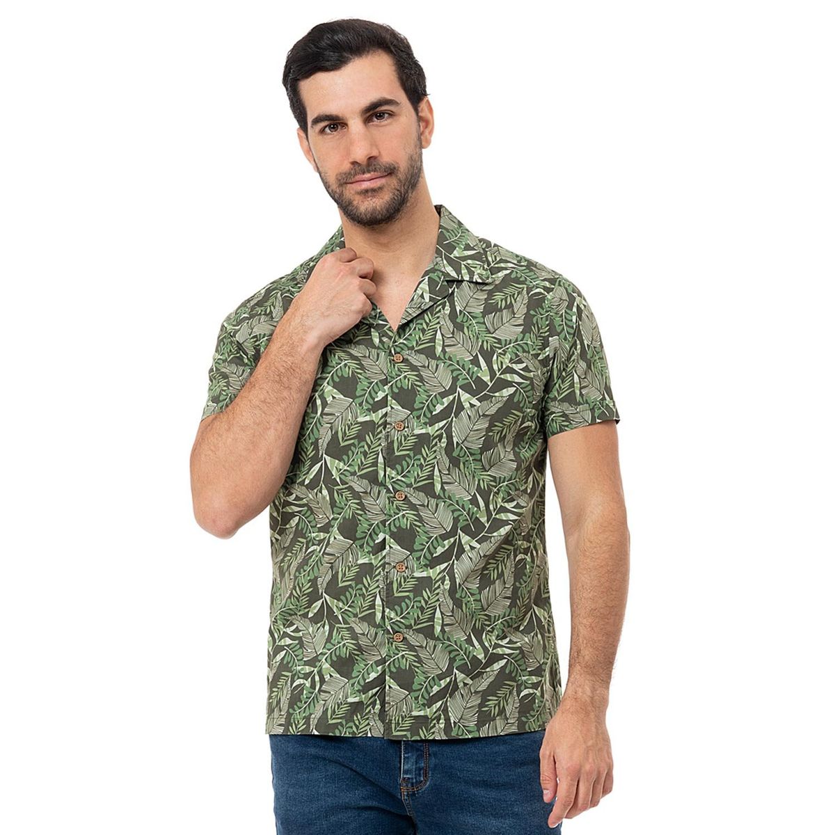 PIONIER - Camisa Popelina Hombre Bashtian Pionier