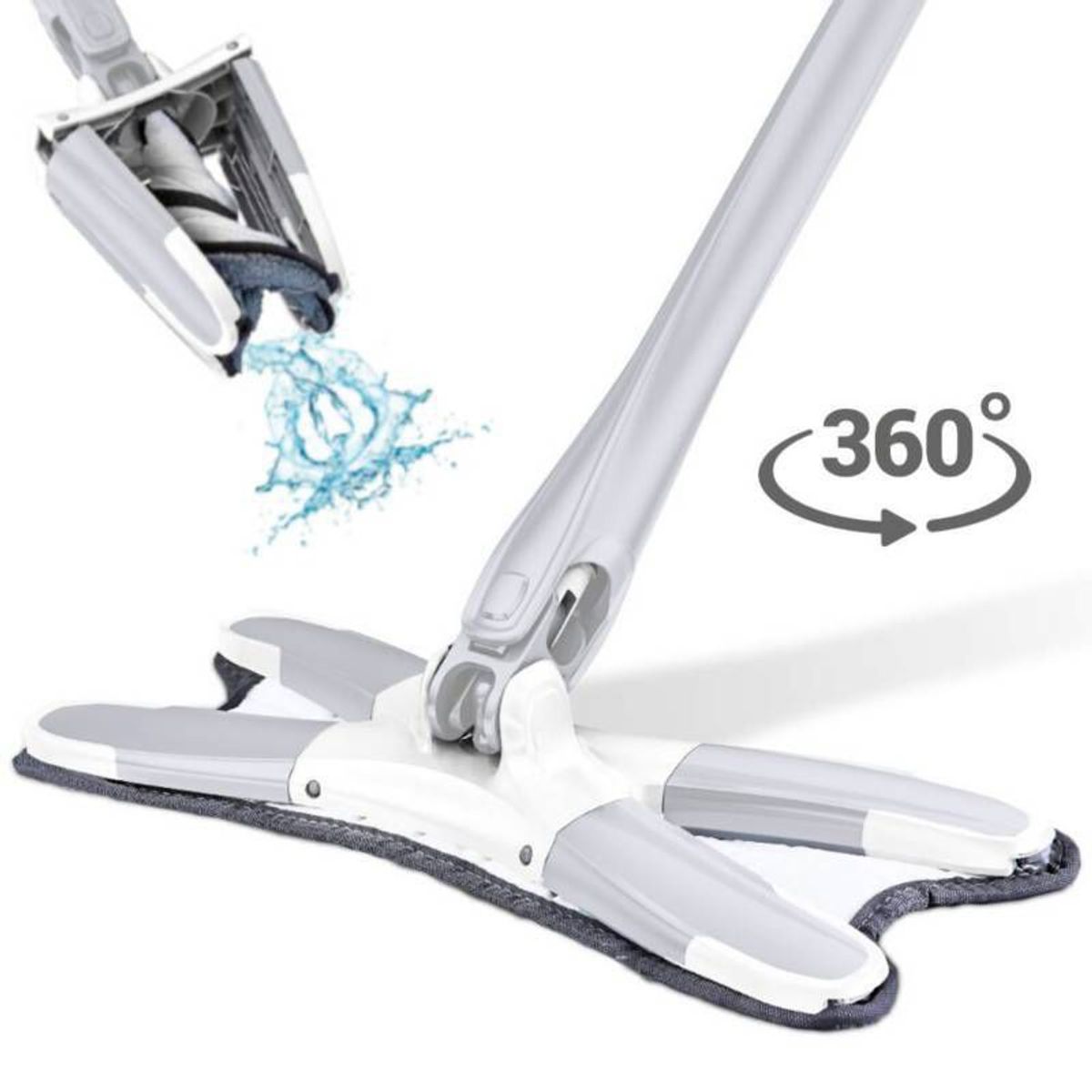 GENERICO - Trapeador Mariposa Multifuncional Escurridor