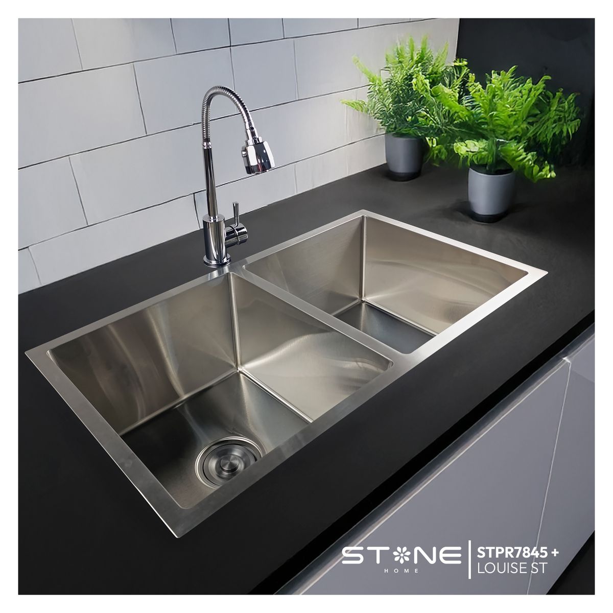 STONE - COMBO LAVADERO PREMIUM STPR7845  LOUISE ST-01 CON ESCURRIDOR