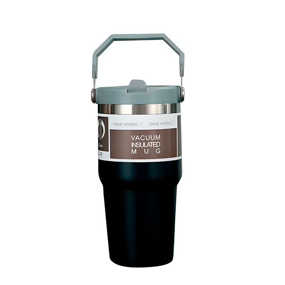 HYGGE - Termo Botella de Acero Inoxidable Stanley con Asa Portable 600ml